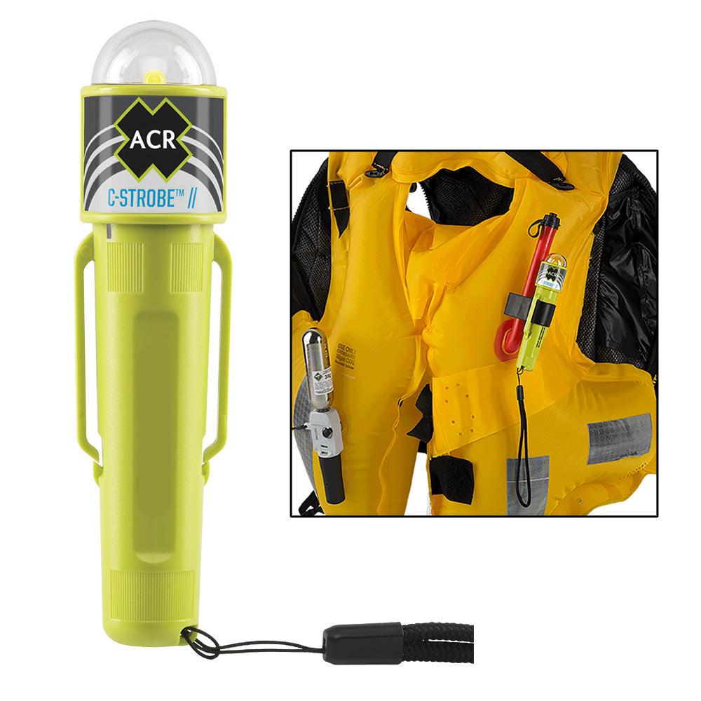 ACR Electronics C-Strobe LED Light Jacket Emergency Signal with USCG and SOLAS Approval
