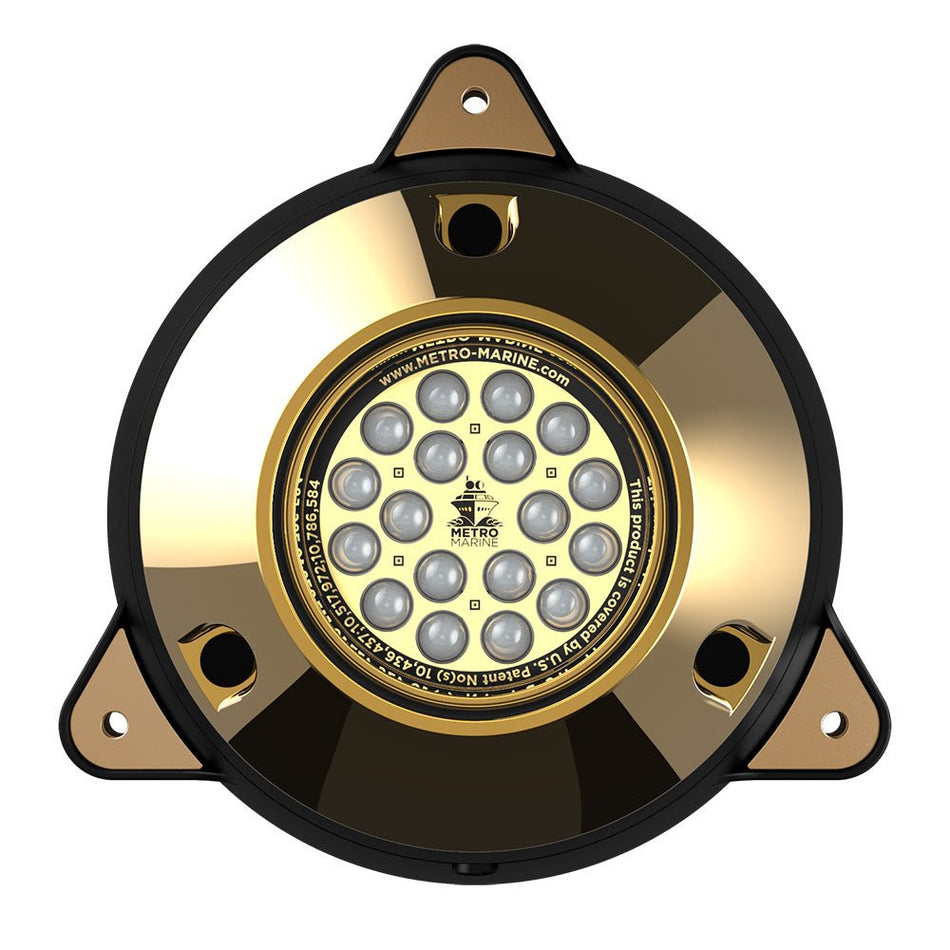 Metro Marine High-Output Surface Mount Underwater Light w/Intelligent Monochromatic LED&#39;s - Blue, 45&deg; Beam