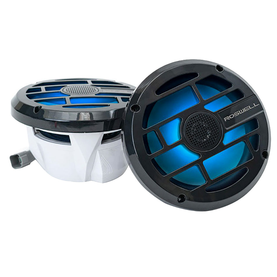 Roswell R Series 6.5* Marine Speakers - Anthracite Grille - 60W RMS & 120W Peak Power