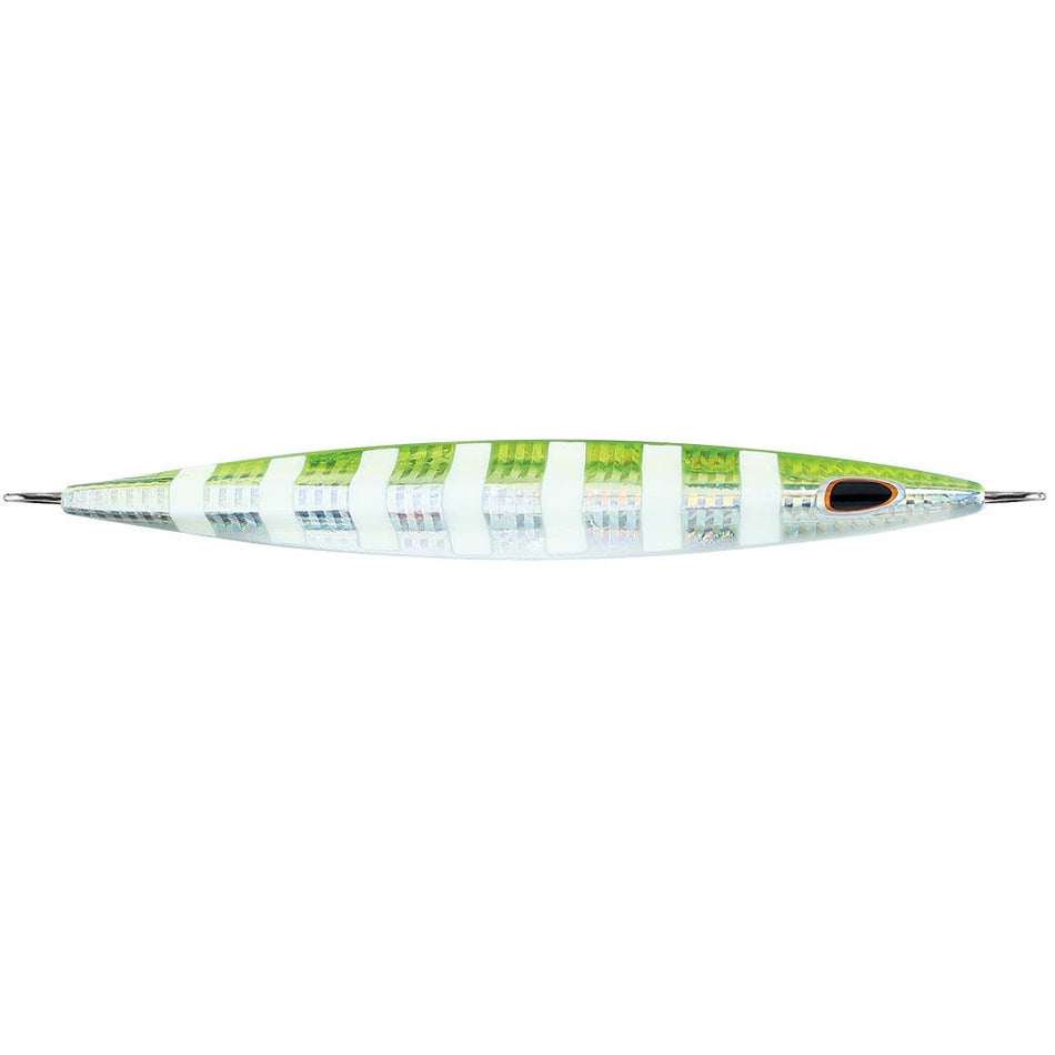 Williamson Kensaki 170 Jig - 6" - 6oz - UV Green Sardine Zebra