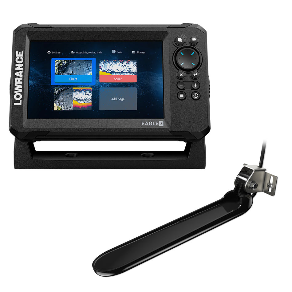 Lowrance Eagle 7 w/TripleShot Transducer & Discover OnBoard Chart