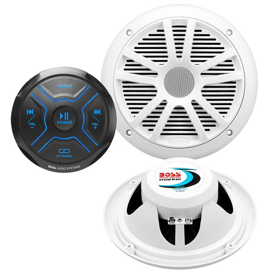 Boss Audio MG150W.6 Kit w/MGR150B & 2 MR6W Speakers - MG150W.6