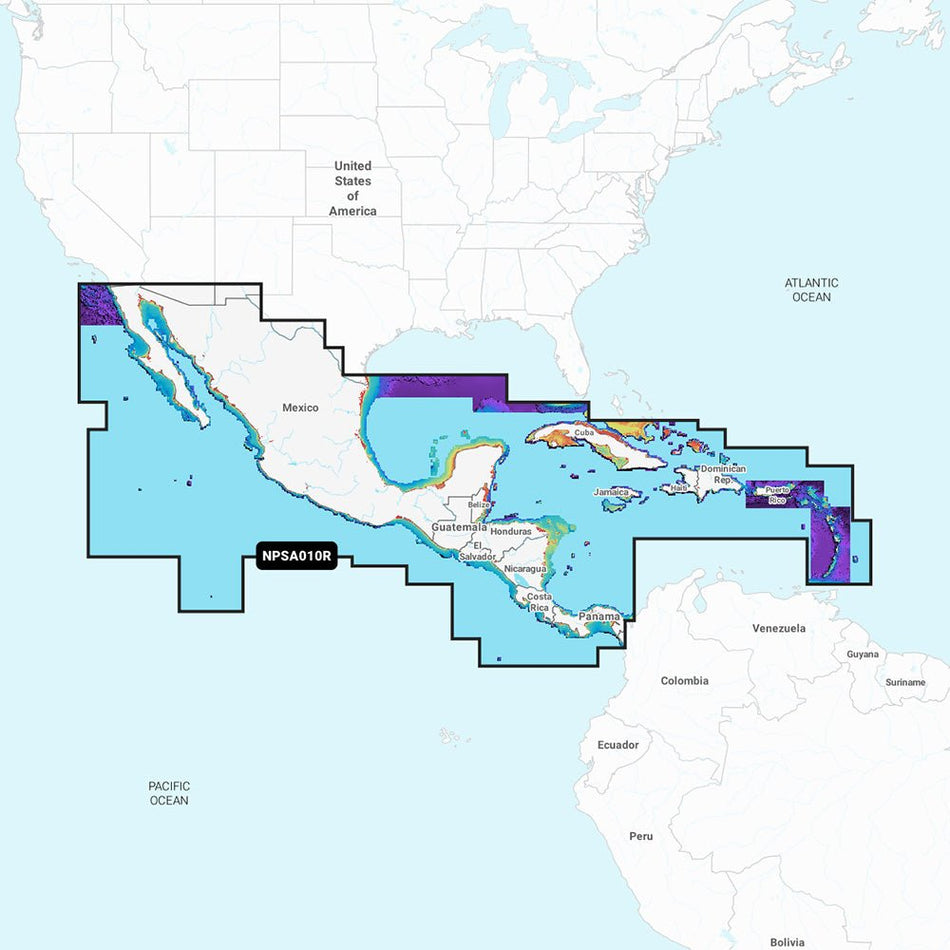 Navionics Platinum+ NPSA010R - Central America &amp; Caribbean