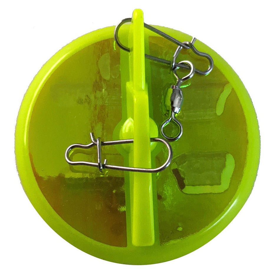 Luhr-Jensen 2-1/4" Dipsy Diver - Chartreuse/Silver Bottom Moon Jelly