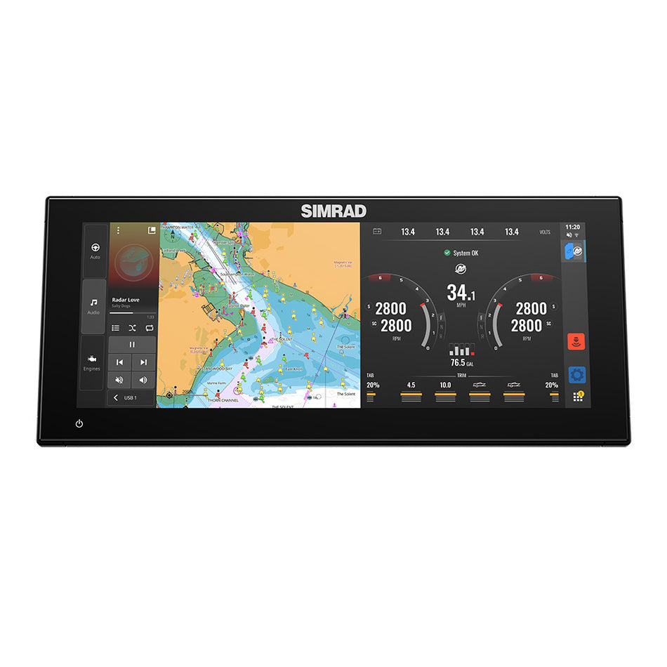 Simrad NSX 3015UW Combo with Active Imaging* 3-in-1 Transducer