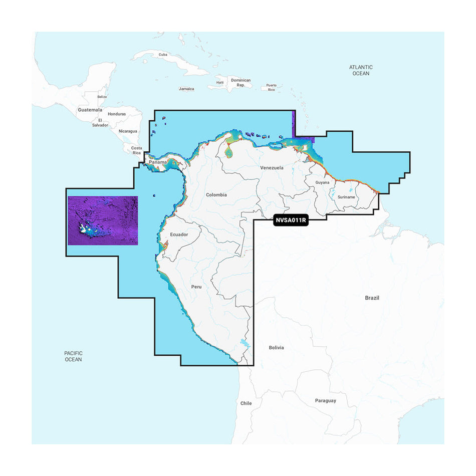 Garmin Navionics Vision+* NVSA011R South America (North) - 010-C1452-00