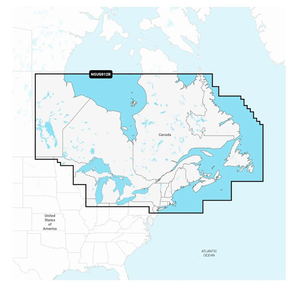 Garmin Navionics+* NSUS012R - Canada, East & Great Lakes Marine Mapping