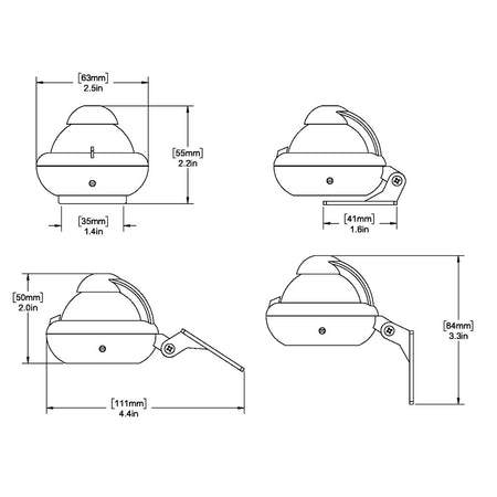 Ritchie X-10-M Sport - Bracket Mount - Gray