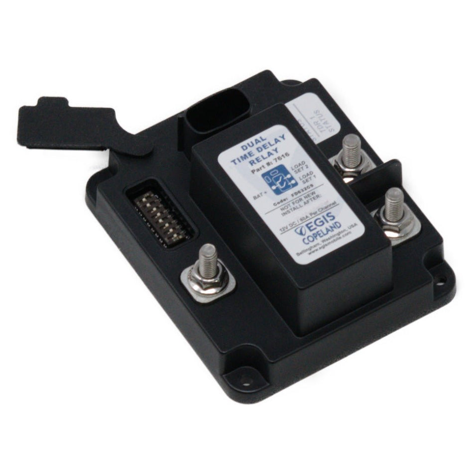 Egis TDR Series Dual Output Time Delay Relay 12V (2 x 80A) - 7616