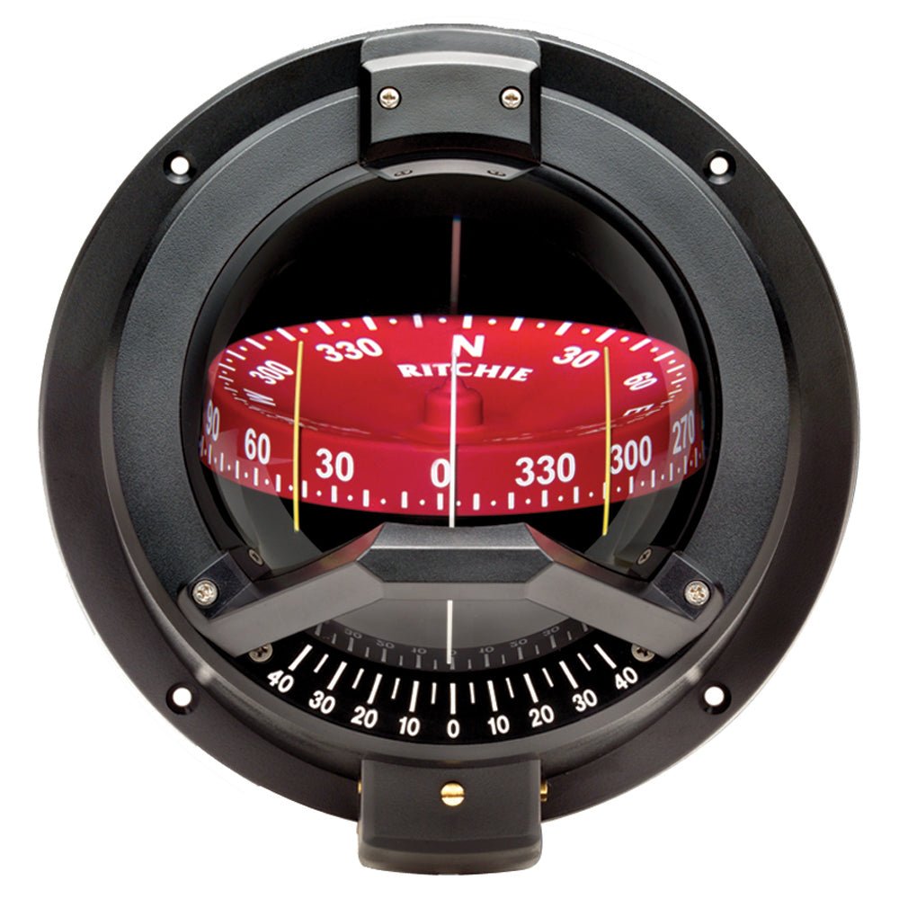 Ritchie BN-202 Navigator Compass - Bulkhead Mount - Black