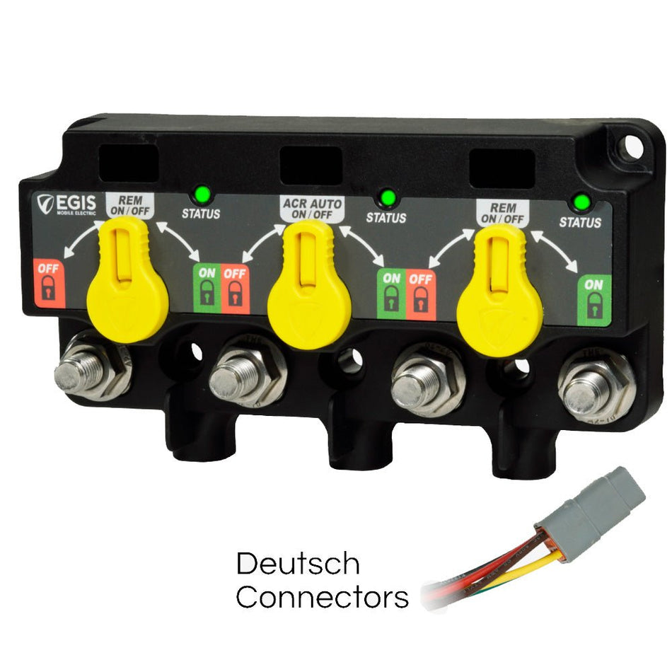 Egis XD Series Triple Flex 2 Relay-ACR-Relay w/Knobs & 3X DTM Connector - 8830-1535