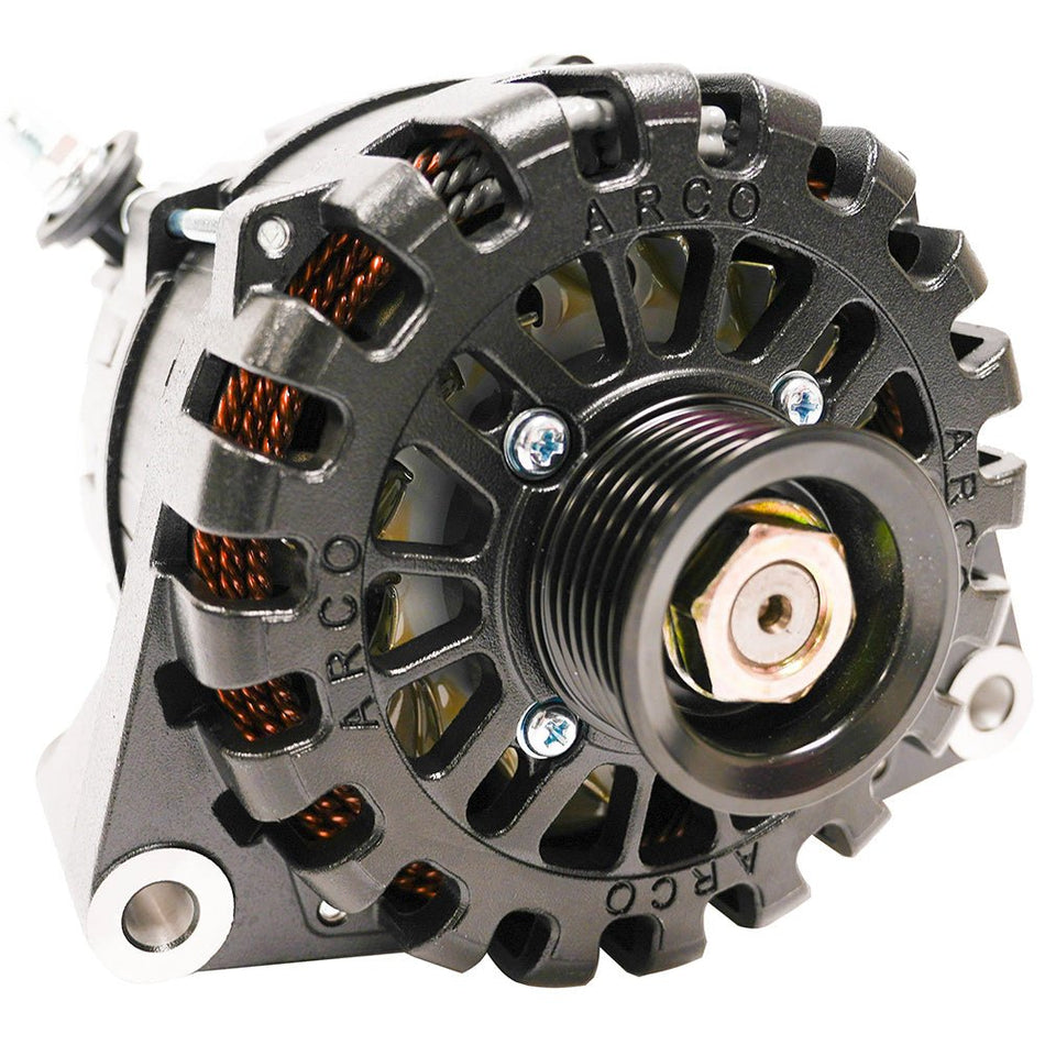 ARCO Marine Zeus A275L N62 Alternator w/Clutch Pulley & Regulator - A275L-12-N62-IE-50K6CP