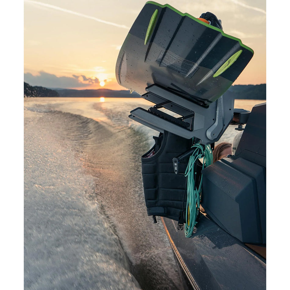 PTM Edge ClampForce 3.0 Clamping Wake Board Rack - Pair - Grey (P13491-9010TEBGR)
