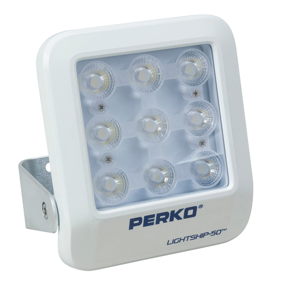 Perko Lightship 50 LED High Performance Spotlight - 12/24V - White - Part #1643050S0W