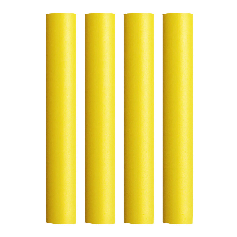 Pacer Battery Cable Heat Shrink Tubing - 3/4" x 12" - Yellow (4-Pieces)