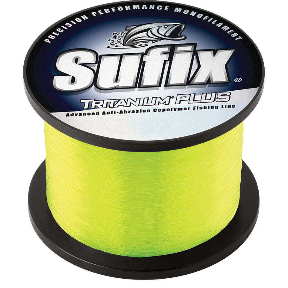 Sufix Tritanium Plus* 8lb Chartreuse Fishing Line - 6870 yds