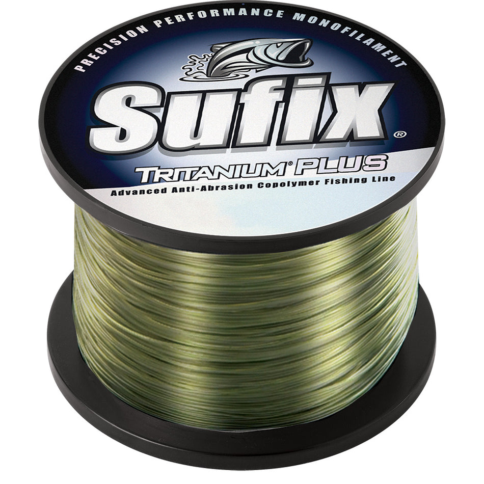 Sufix Tritanium Plus* Fishing Line - 8lb - Dark Green - 1720 yds - Part# 696-108G