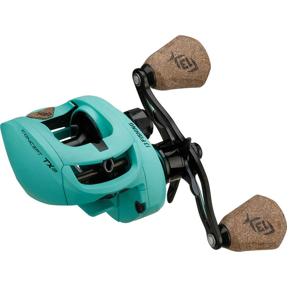 13 Fishing Concept TX2 Baitcast Reel - 7.5:1 Gear Ratio - Left Handed - TX2-7.5-LH