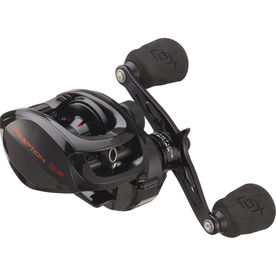 13 Fishing Inception G2 Baitcast Reel - 6.6:1 Gear Ratio - Left Hand