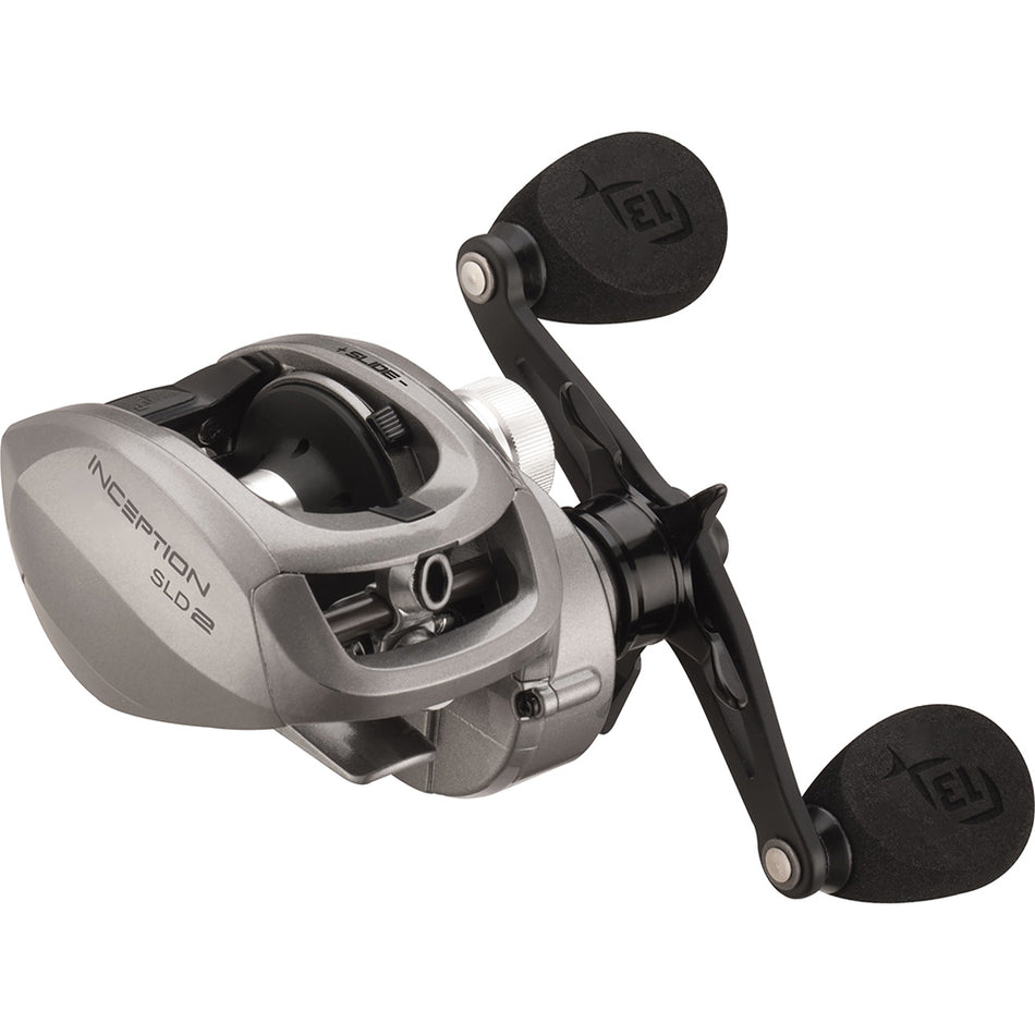 13 Fishing Inception SLD2 Baitcast Reel - Part Number INSLD2-8.1-LH - 8.1:1 Gear Ratio - Left Hand