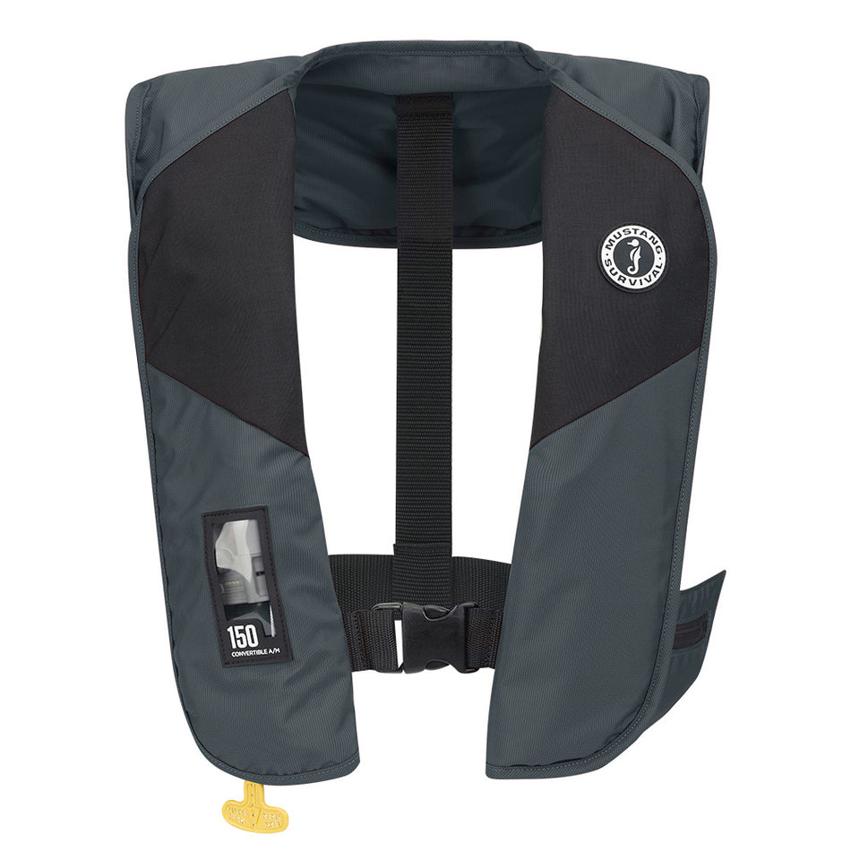 Mustang Survival MD2020-191-0-235 MIT 150 Convertible A/M Inflatable PFD - Admiral Grey