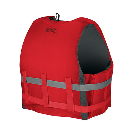 Mustang Survival Livery Foam Vest M/L Red - USCG Approved Personal Flotation Device