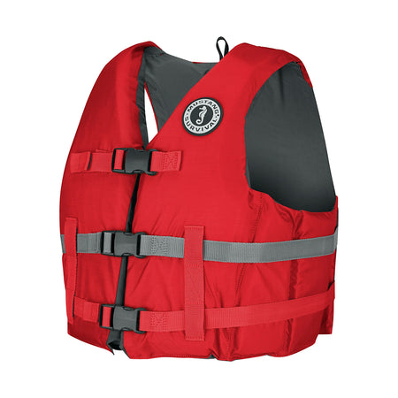 Mustang Survival Livery Foam Vest XL/XXL in Red - USCG Approved PFD for Boating and Watersports