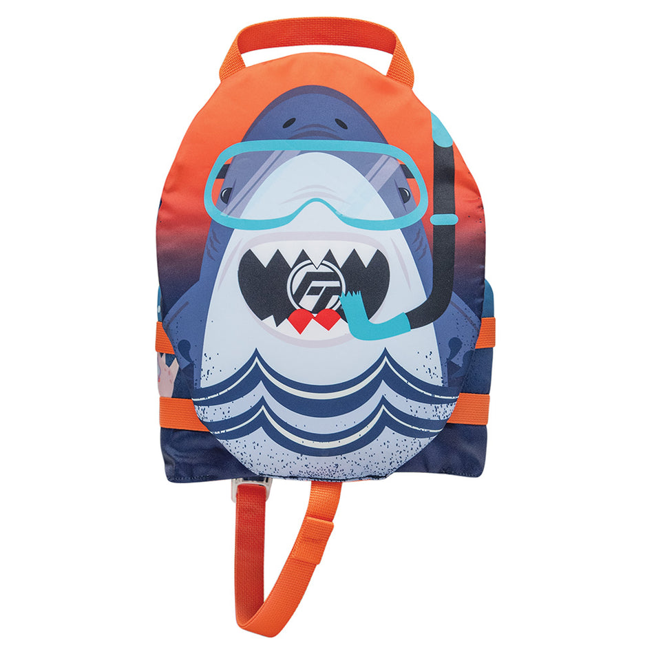 Full Throttle Child Water Buddies Shark Life Vest - 30-50 lbs, Type III US Coast Guard Approved
