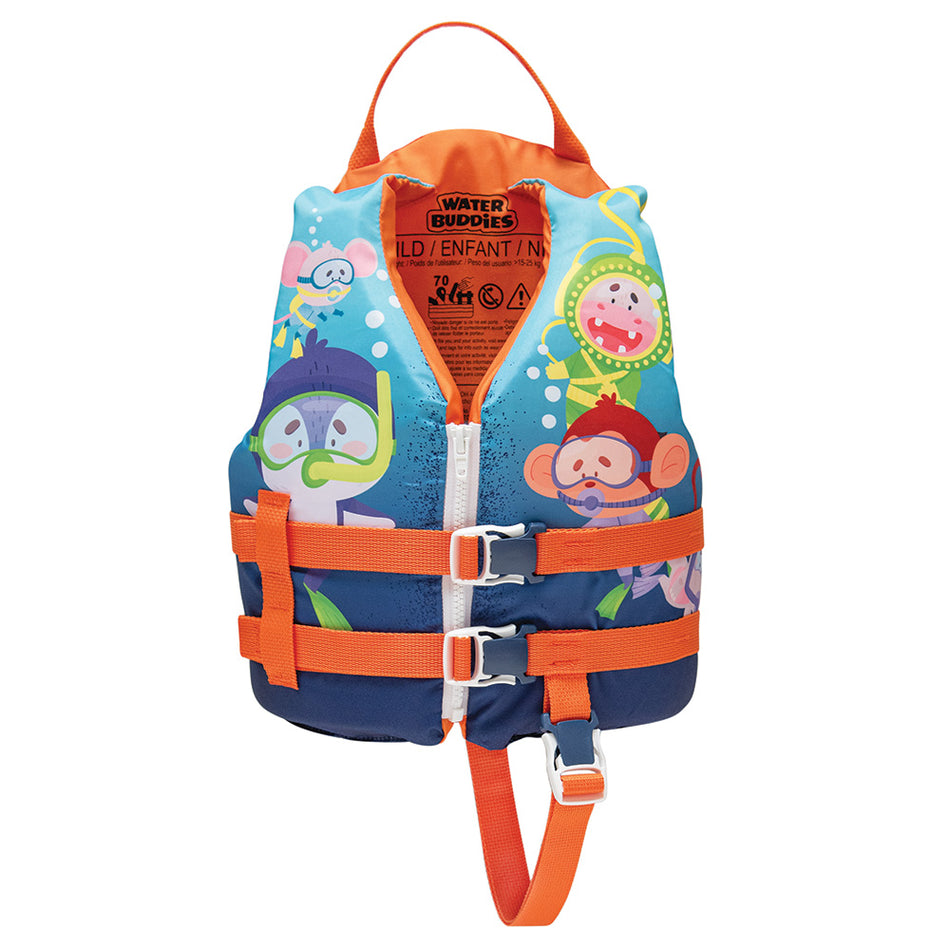 Full Throttle Child Water Buddies Shark Life Vest - 30-50 lbs, Type III US Coast Guard Approved