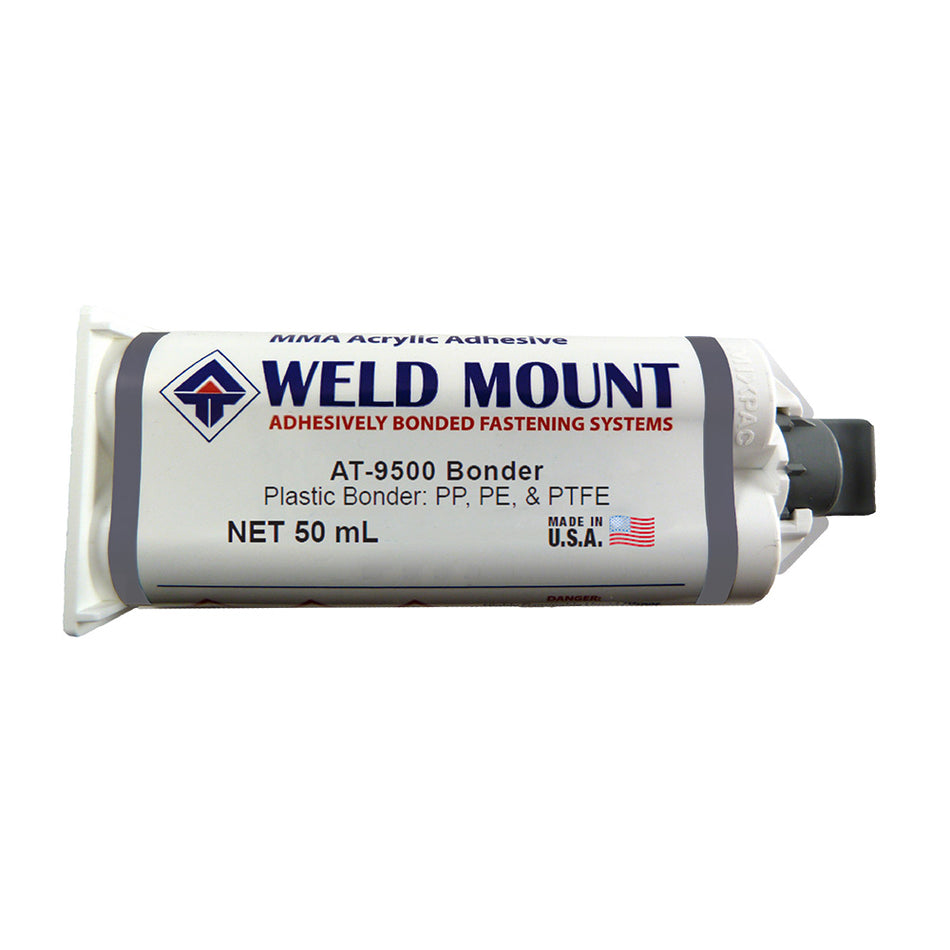 Weld Mount AT-9500 Polybonder Cartridge - 50ml for Plastic Bonding