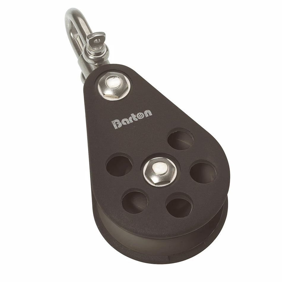 Barton Size 5 54mm Plain Bearing Pulley Block Single Block Swivel - N05130