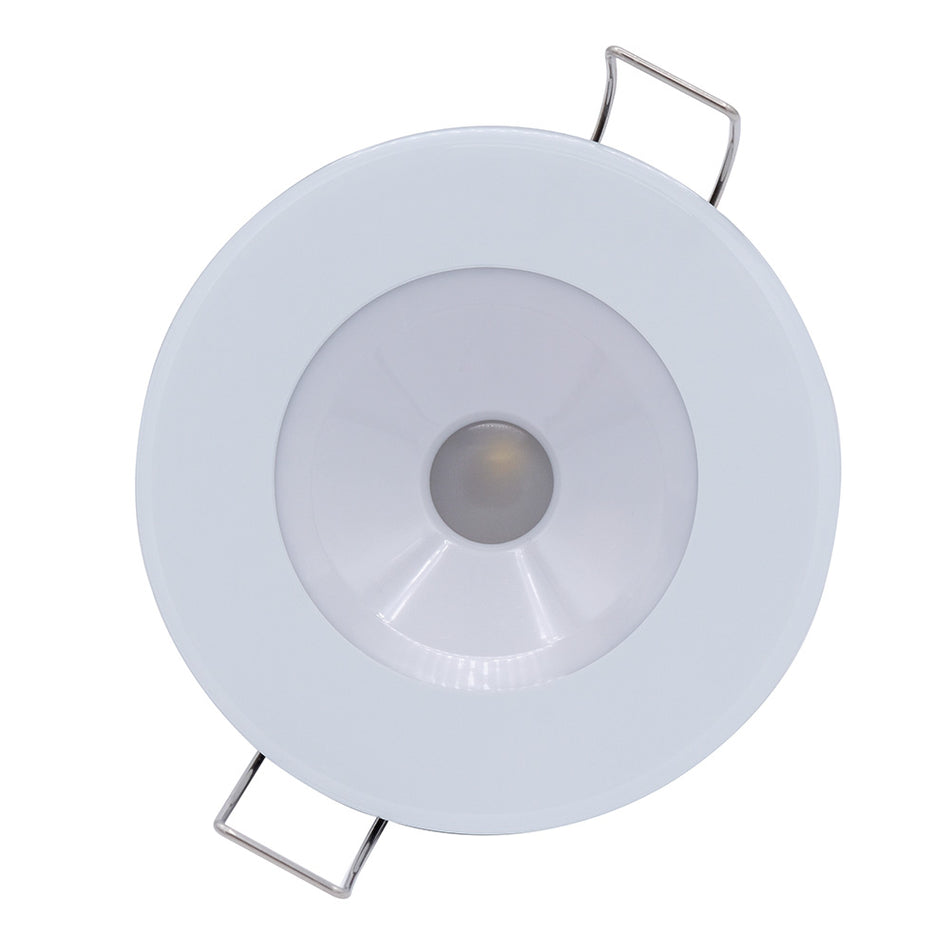 Lumitec Illusion Flush Mount LED Down Light - Spectrum RGBW - Cool White - Part Number 117127