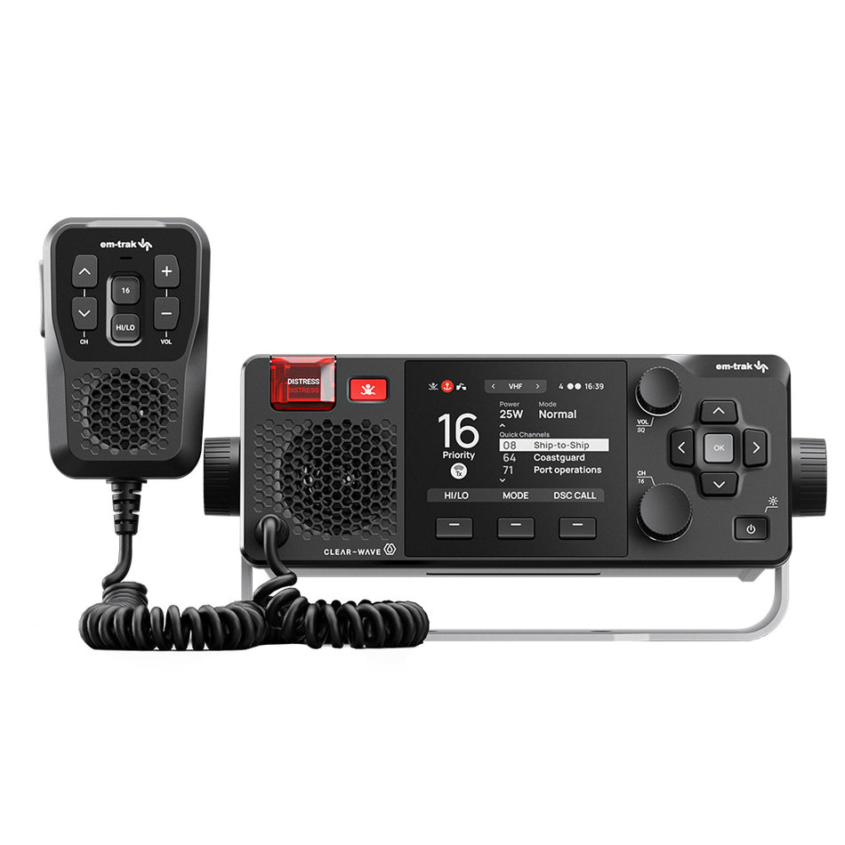 em-trak X100 VHF with Class B AIS - Part 431-0001