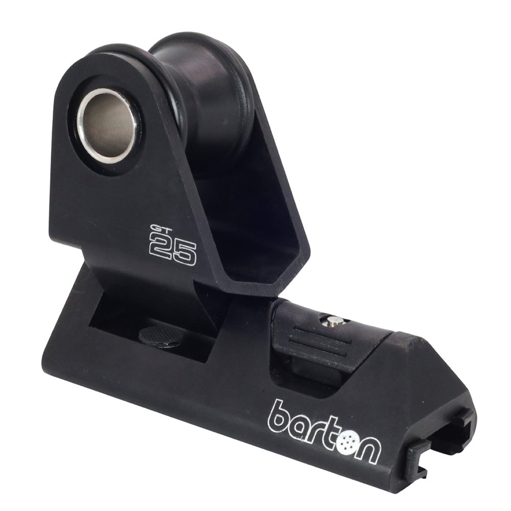 Barton Marine 25mm T-Track Genoa Car - Black (Part Number: 25100GTB)