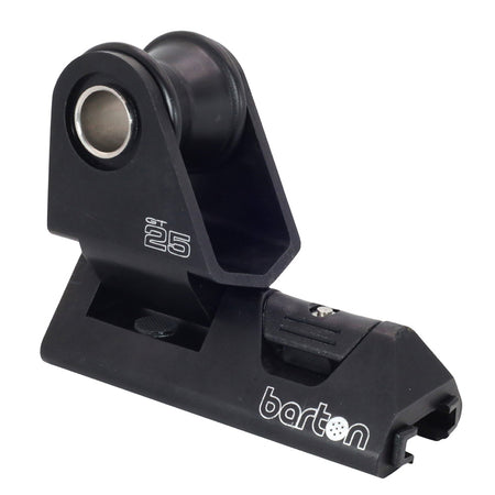 Barton Marine 25mm T-Track Genoa Car - Black (Part Number: 25100GTB)