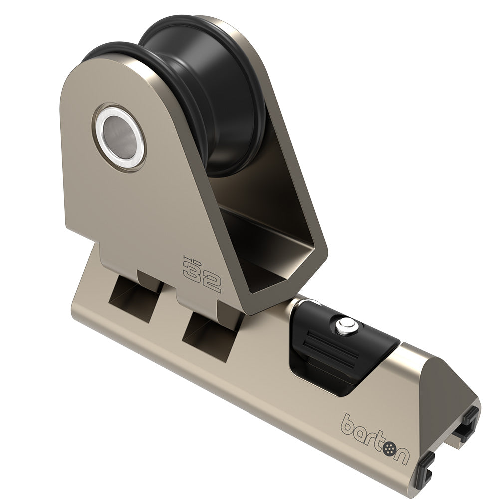 Barton Marine 32mm Heavy Duty Pin Genoa Car with Plunger Stop - High-Performance Marine Hardware