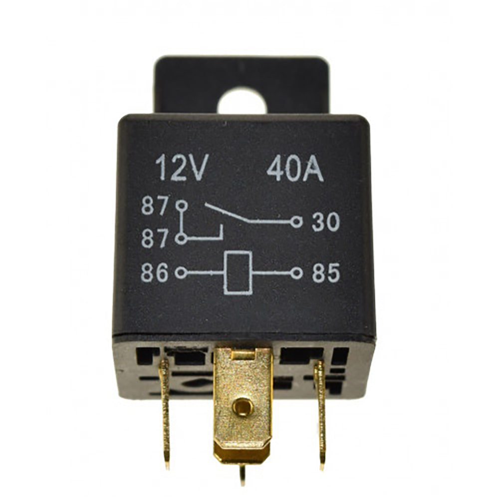 Regitar U.S.A. RMZ013 Relay with Tab for Most Engines - 30AMP, 5 Terminal, Single Pole/Double Throw
