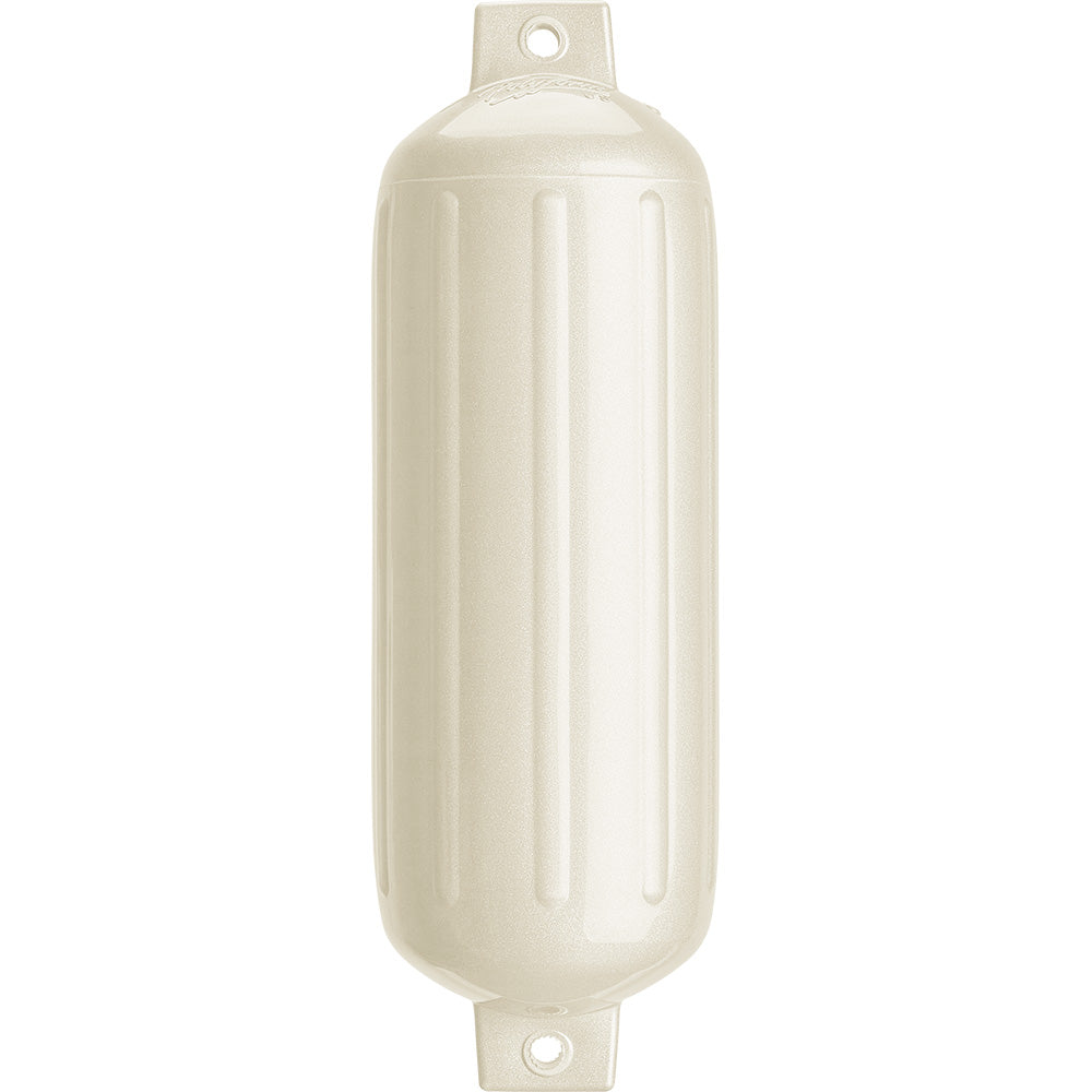 Polyform G-5 Twin Eye Fender - 8.8" x 26.8" - Metallic White