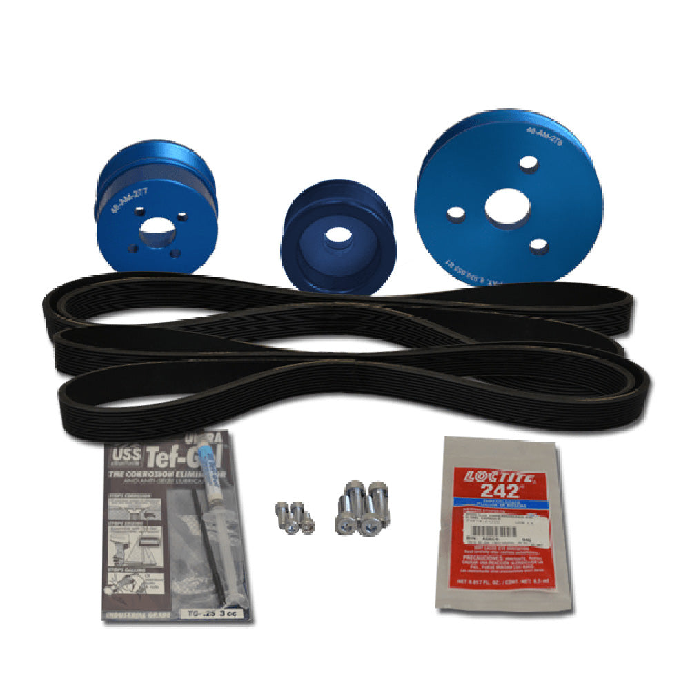 Balmar Pulley Kit for Volvo D2-55, A, B, C, D, E, F - Part 48-VSP-D2-A