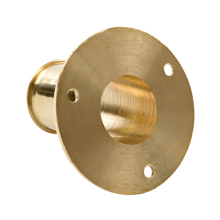Whitecap S-5002BC Top Mount Flag Pole Socket - 1" ID - Polished Brass