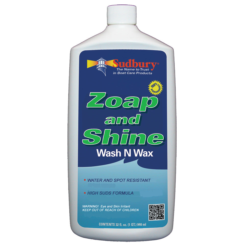Sudbury Zoap & Shine - Quart, Part #809Q - Powerful Cleaner for All Surfaces