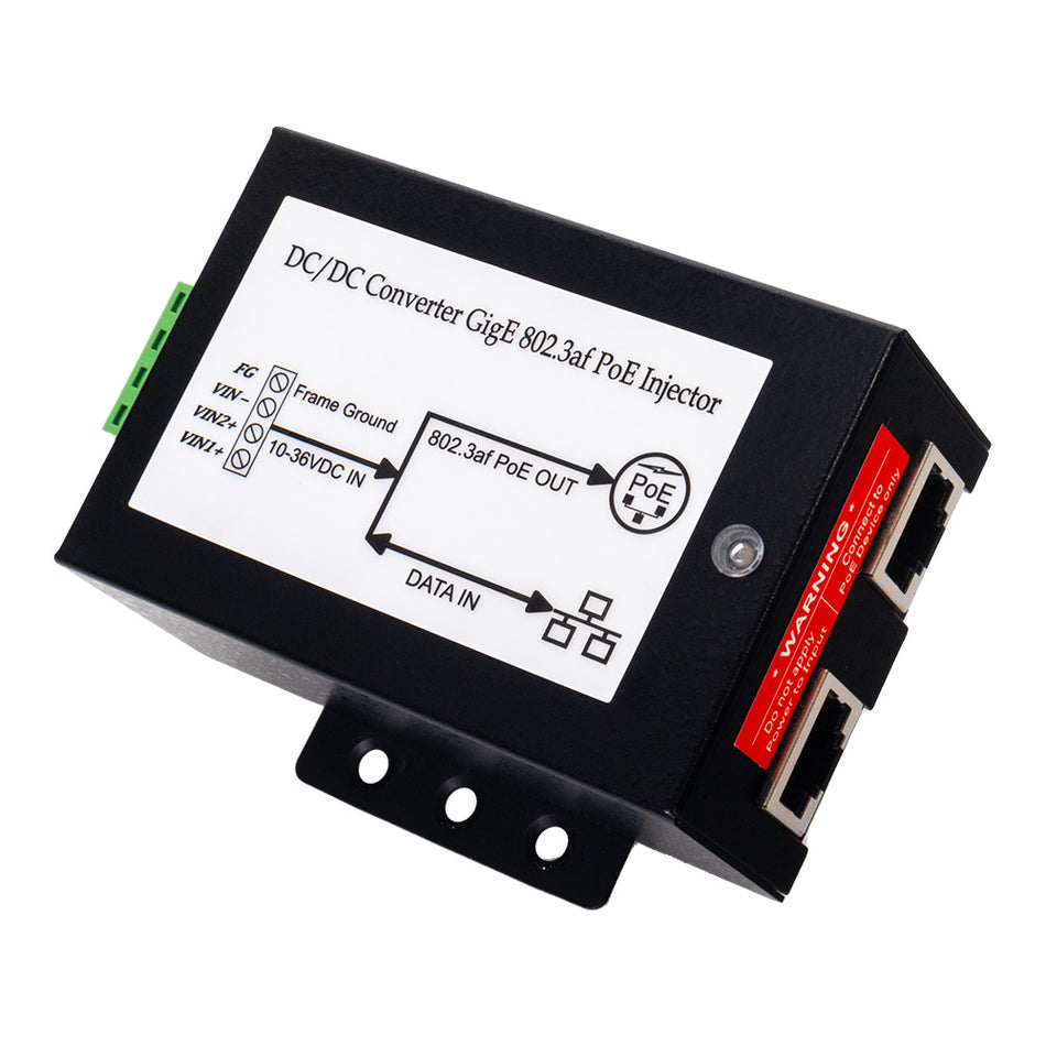 FLIR Systems PoE Injector 12-24V 5GB - Reliable Power over Ethernet for Security and Marine Devices