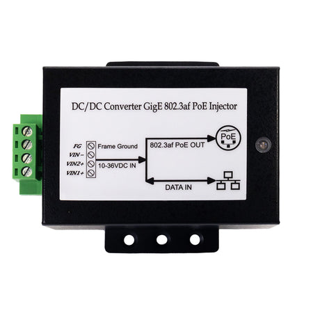 FLIR Systems PoE Injector 12-24V 5GB - Reliable Power over Ethernet for Security and Marine Devices