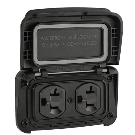 Scanstrut Ventura Series Dual AC Outlet - 125V - 20A