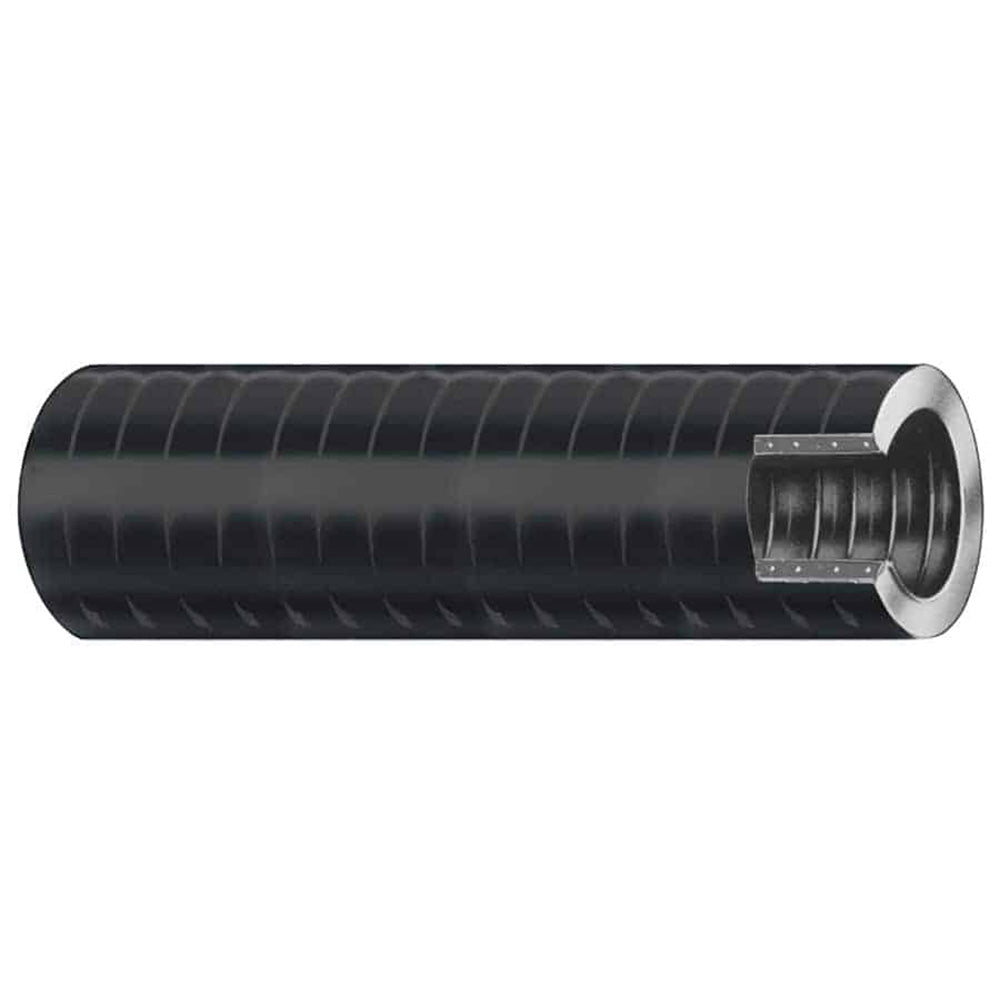 Trident Marine 1-1/4" x 50' Box VAC XHD Bilge & Live Well Hose Black - Soft Plasticizer Wall