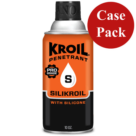 Kroil SK102-CASE Silikroil Penetrant - 10oz Aerosol Can with Silicone - Case of 12