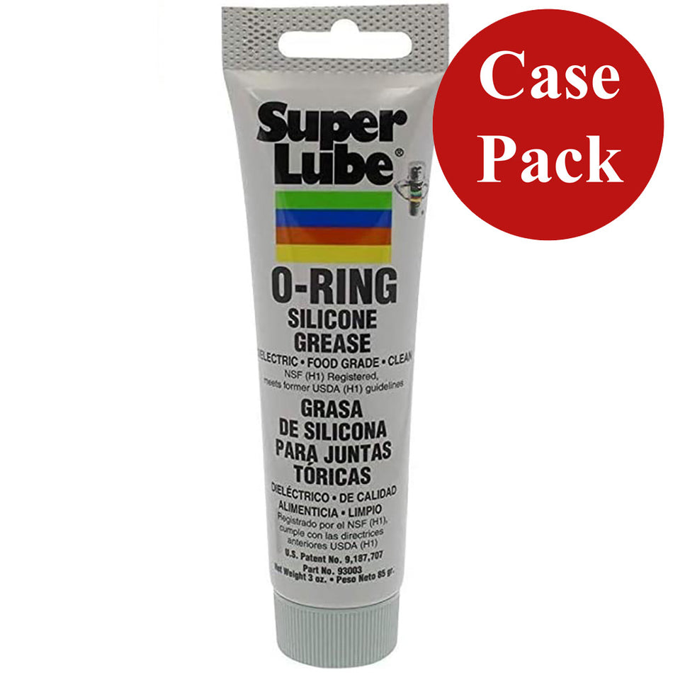 Super Lube O-Ring Silicone Grease - 3oz Tube *Case of 12 - Part Number 93003-CASE