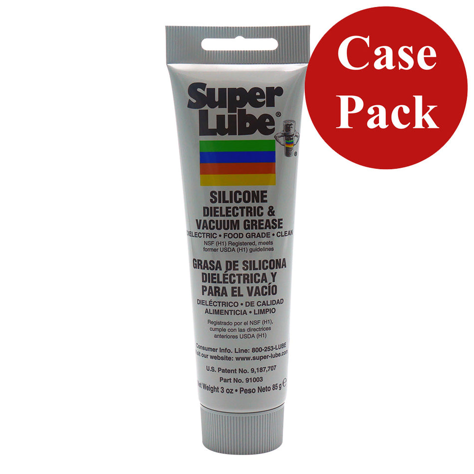 Super Lube Silicone Dielectric Vacuum Grease - 3oz Tube *Case of 12 (Part Number: 91003-CASE)
