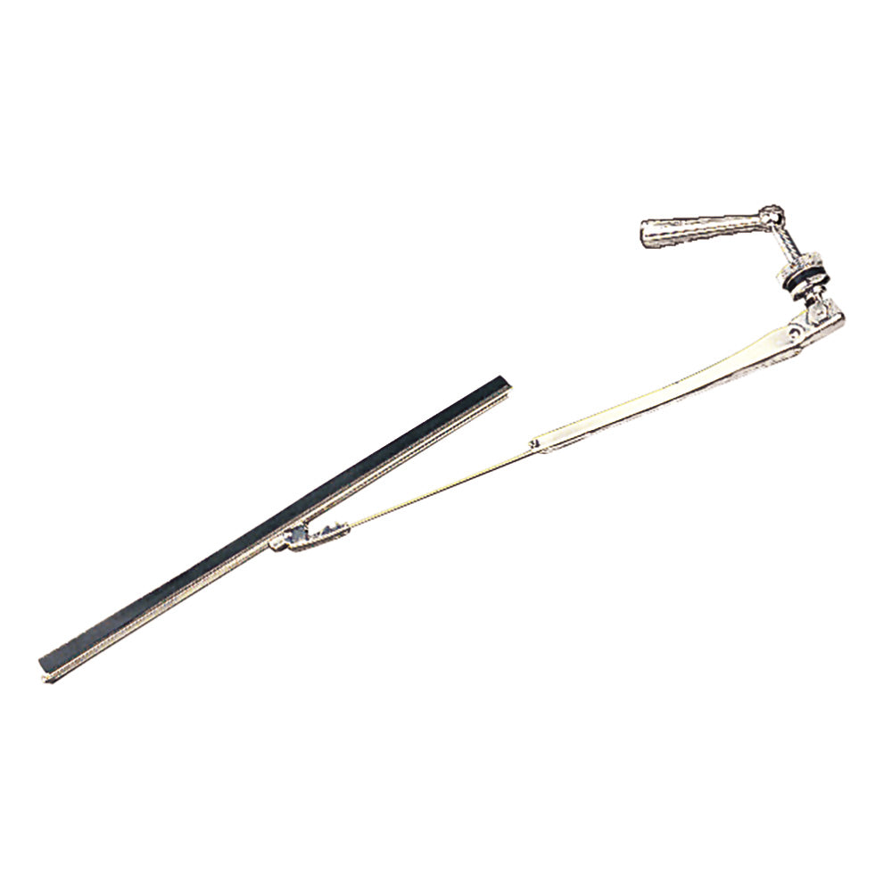 Sea-Dog Manual Windshield Wiper - Machined Brass Chrome Plated (Part 412601-1)