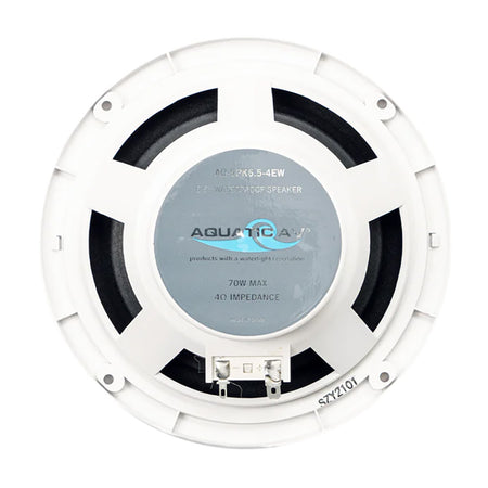 Aquatic AV 6.5" Economy Speakers - White - Pair